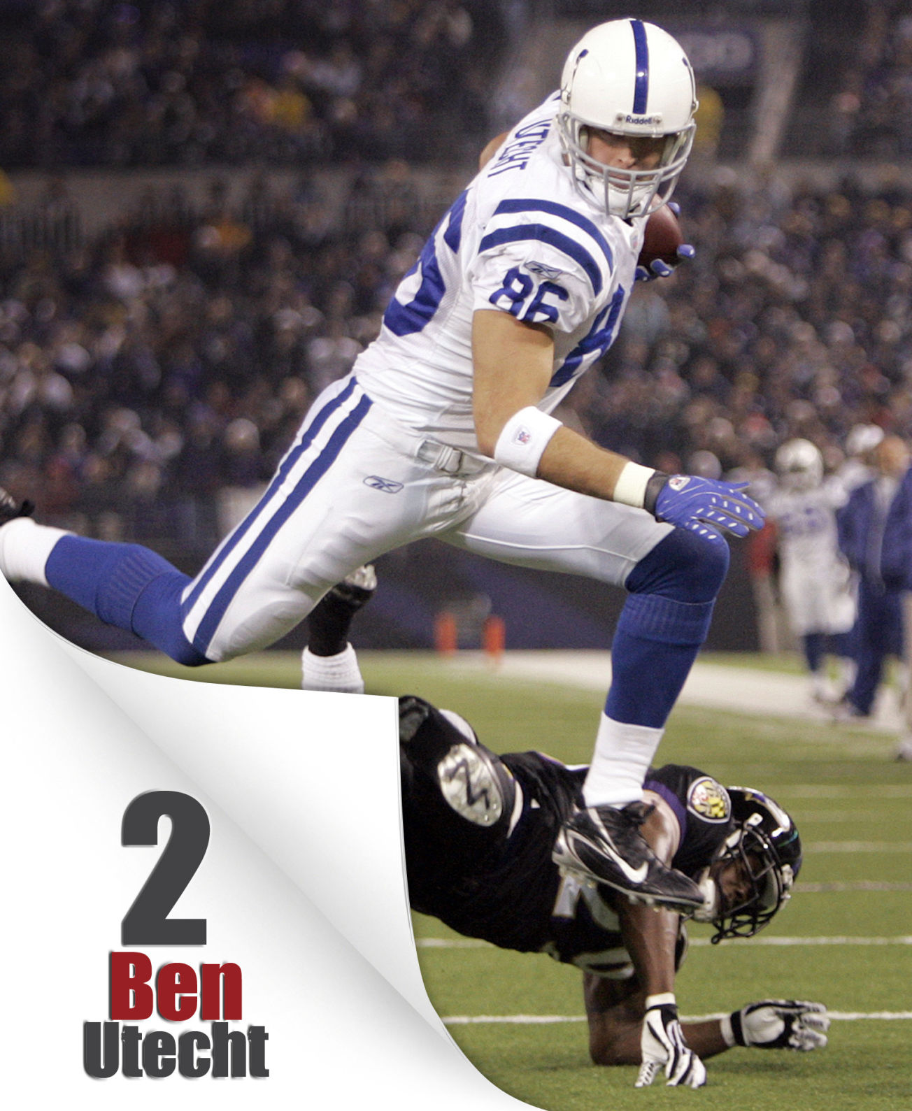 Touchdown catches by Peyton Manning's receivers